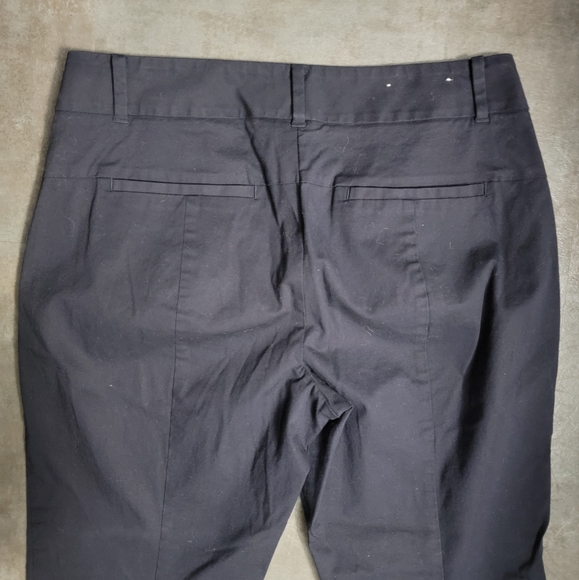 Ann Taylor Kate Fit Navy Women's Cropped Pants Size 8, NWOT - Picture 5 of 9